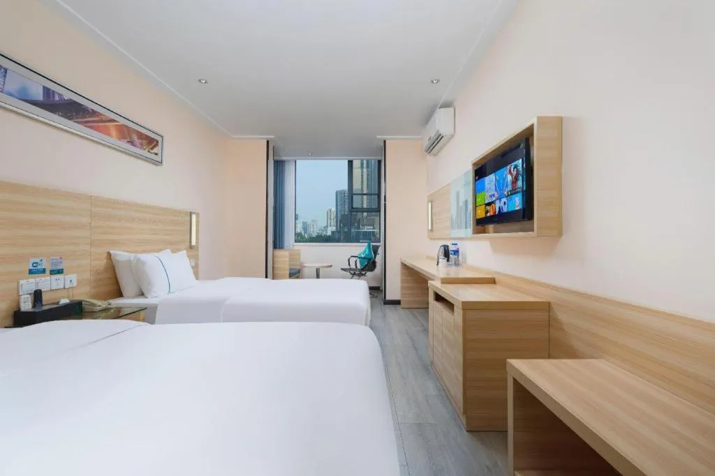 Bed in City Comfort Inn Wuhan Zhongnan Road Fujiaopo