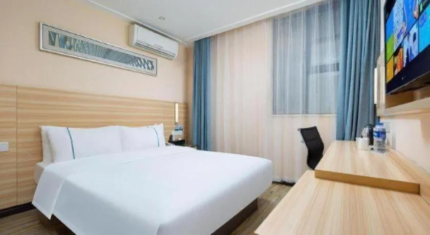 Bed in City Comfort Inn Wuhan Zhongnan Road Fujiaopo