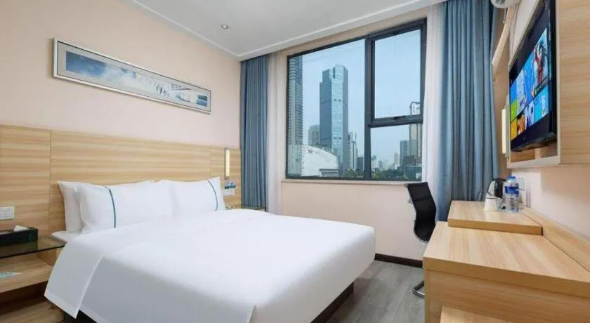 Bed in City Comfort Inn Wuhan Zhongnan Road Fujiaopo