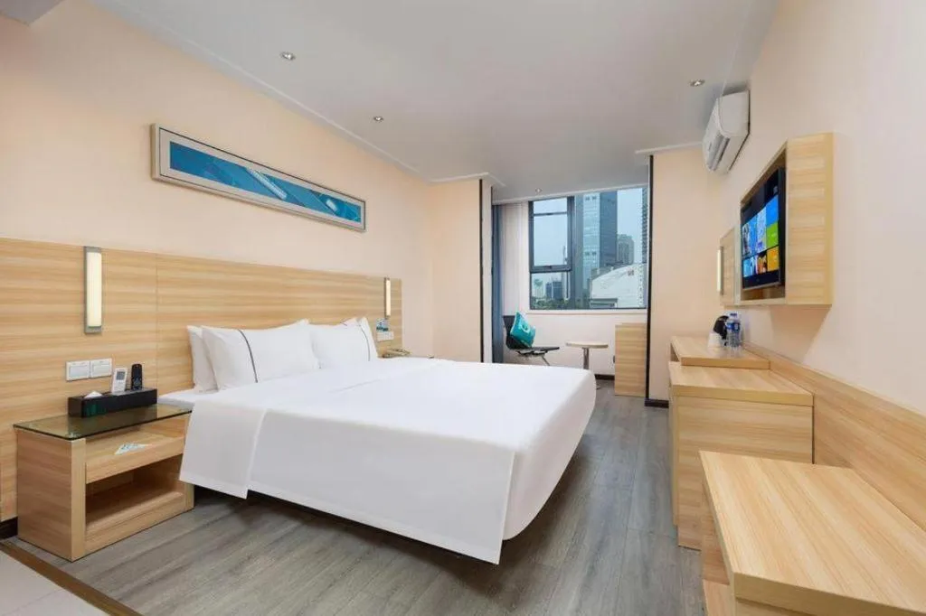 Bed in City Comfort Inn Wuhan Zhongnan Road Fujiaopo