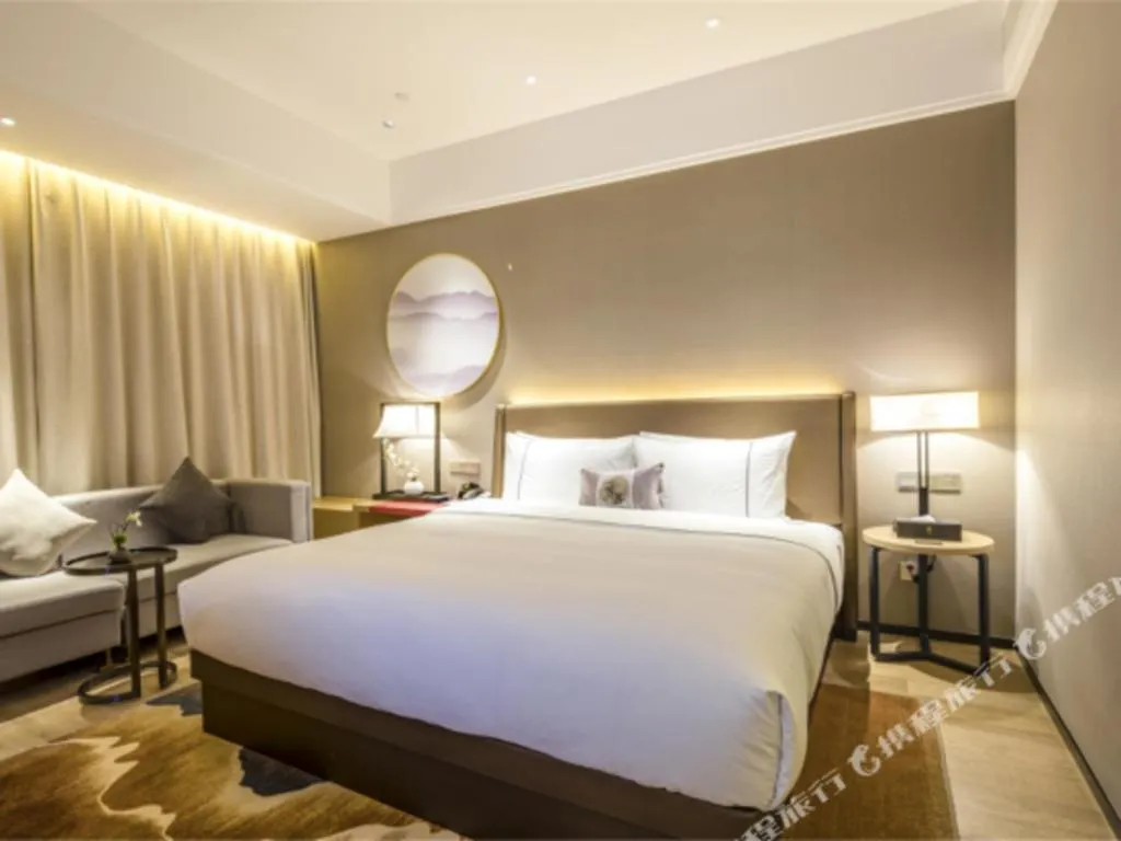 Bed in Echeng Hotel Nanning Jiangnan Wanda Baisha Avenue