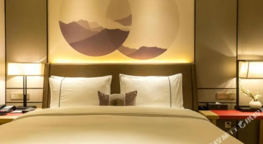 Bed in Echeng Hotel Nanning Jiangnan Wanda Baisha Avenue