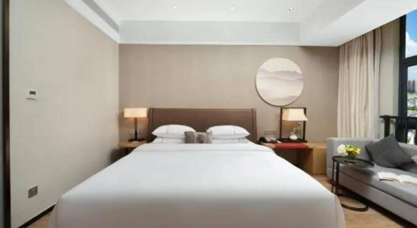 Bed in Echeng Hotel Nanning Jiangnan Wanda Baisha Avenue