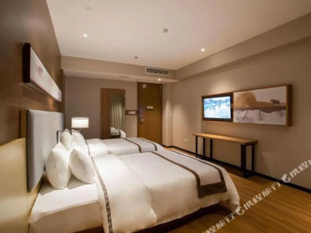 Bed in JTOUR Inn Yulin Railway Station Industrial Products Market