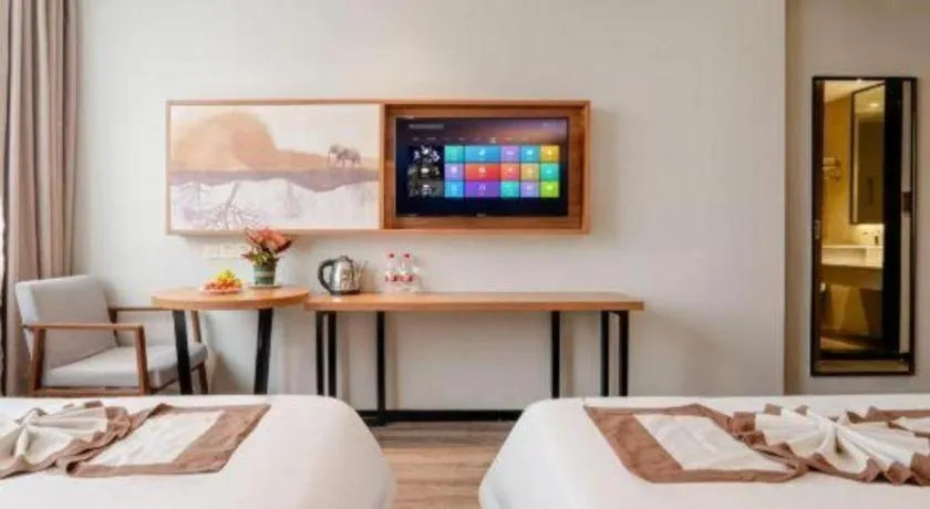 Bed in JTOUR Inn Yulin Railway Station Industrial Products Market