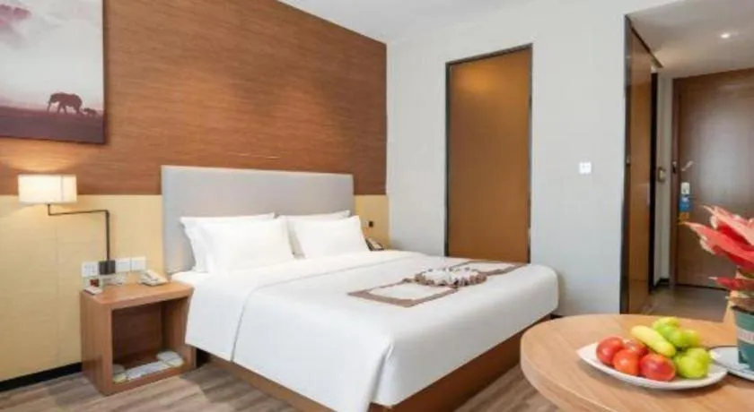 Bed in JTOUR Inn Yulin Railway Station Industrial Products Market