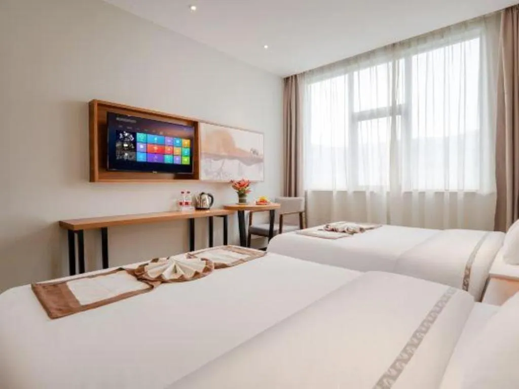 Bed in JTOUR Inn Yulin Railway Station Industrial Products Market