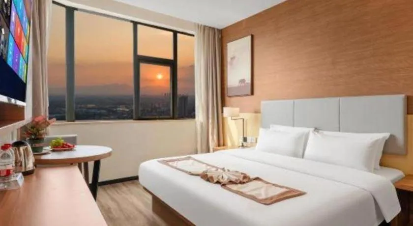 Bed in JTOUR Inn Yulin Railway Station Industrial Products Market