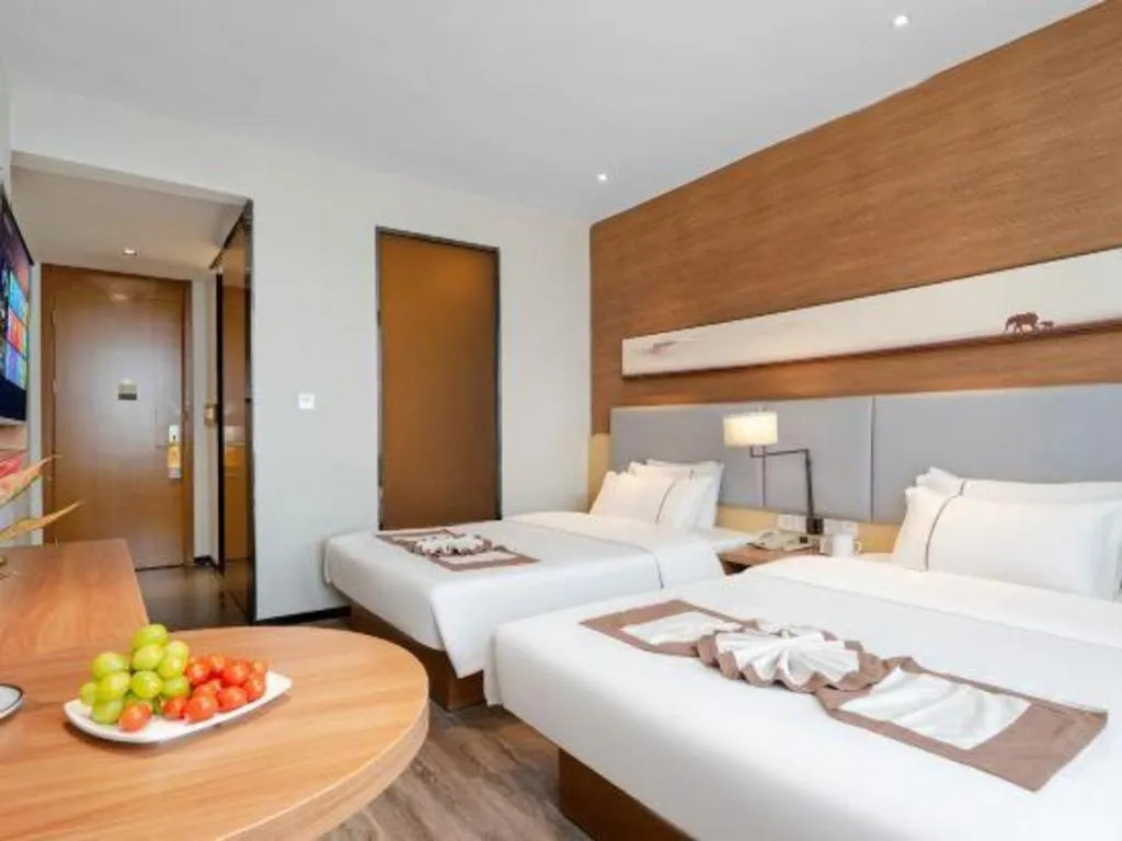 Bed in JTOUR Inn Yulin Railway Station Industrial Products Market