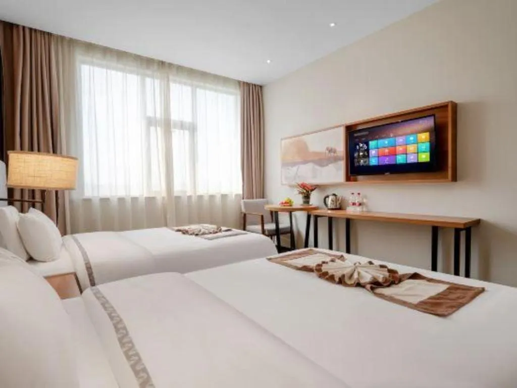 Bed in JTOUR Inn Yulin Railway Station Industrial Products Market