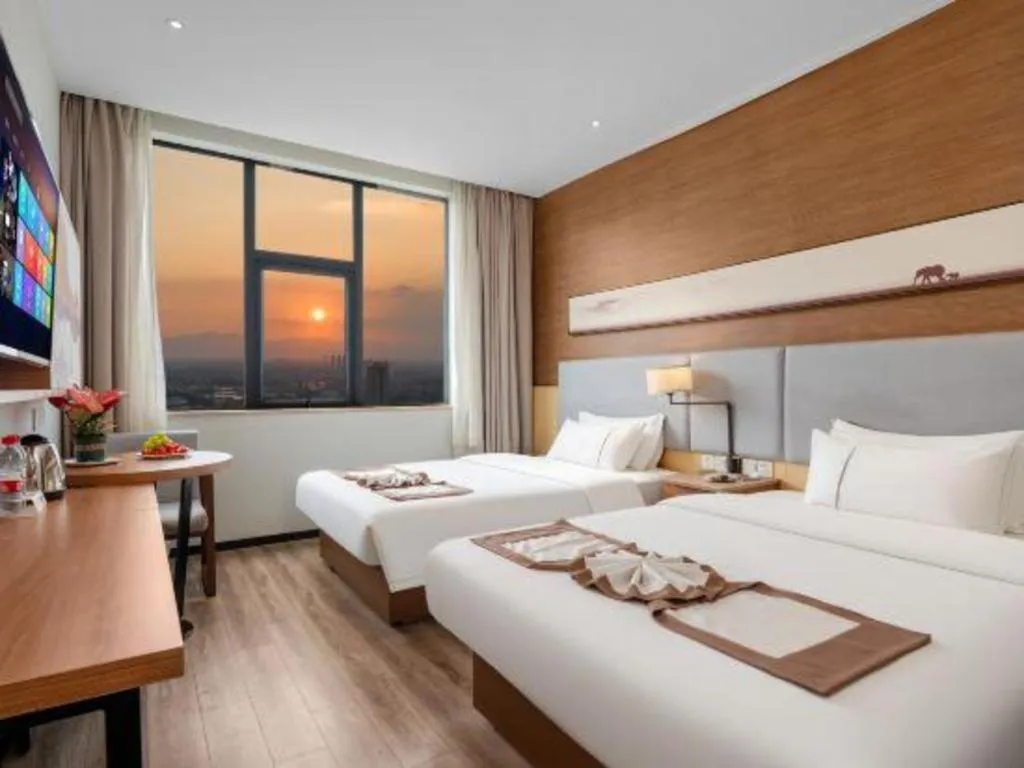 Bed in JTOUR Inn Yulin Railway Station Industrial Products Market