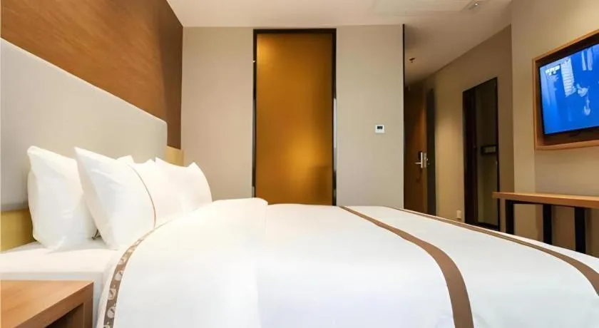 Bed in JTOUR Inn Yulin Railway Station Industrial Products Market