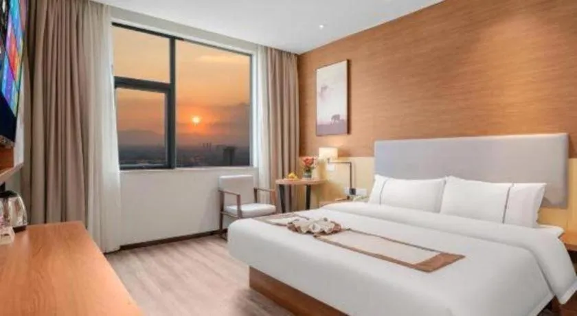 Bed in JTOUR Inn Yulin Railway Station Industrial Products Market