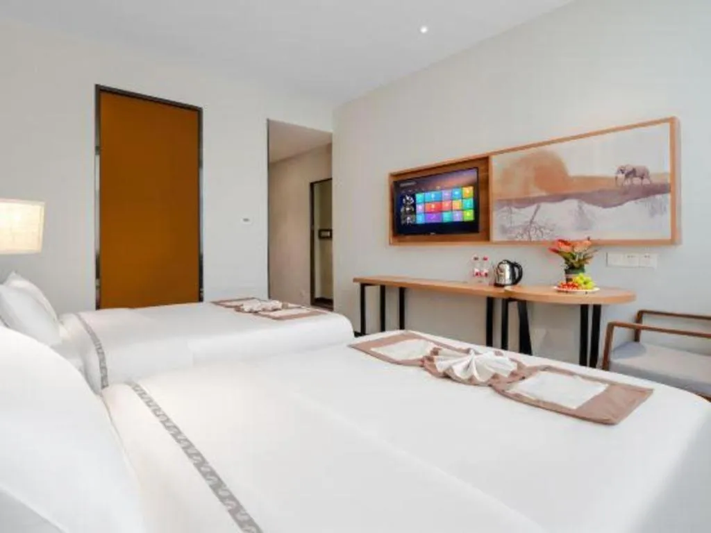 Bed in JTOUR Inn Yulin Railway Station Industrial Products Market