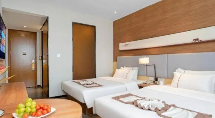 Bed in JTOUR Inn Yulin Railway Station Industrial Products Market