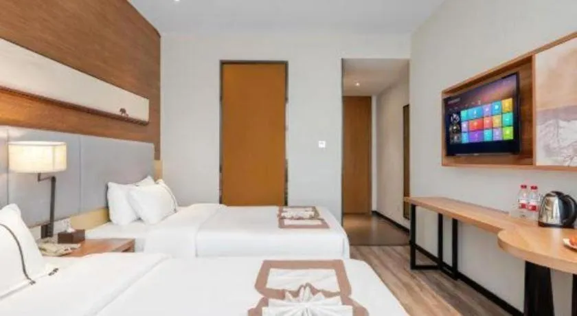 Bed in JTOUR Inn Yulin Railway Station Industrial Products Market