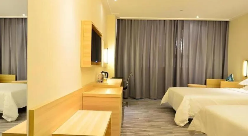 Bed in City Comfort Inn Wuhan University Guangbutun Metro Station