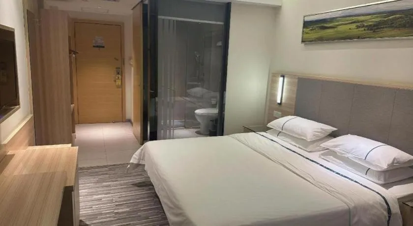 Bed in City Comfort Inn Wuhan University Guangbutun Metro Station