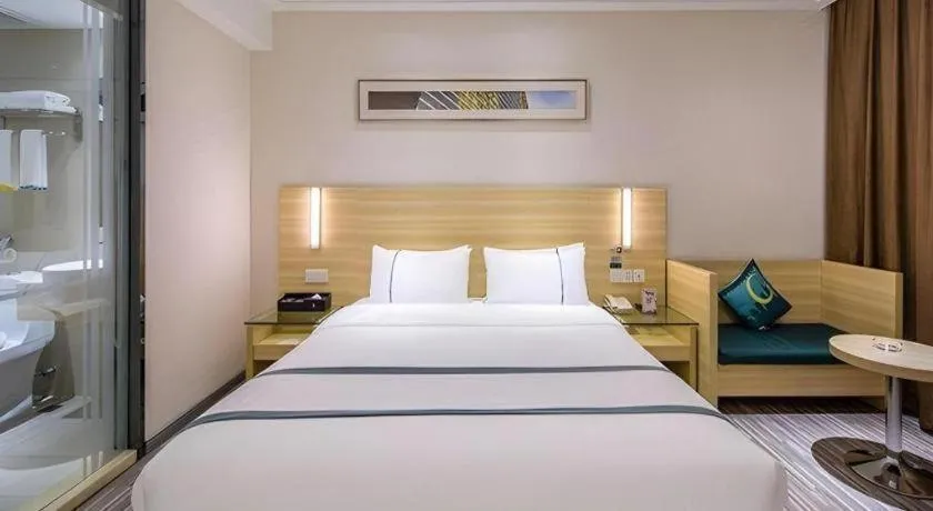 Bed in City Comfort Inn Wuhan University Guangbutun Metro Station