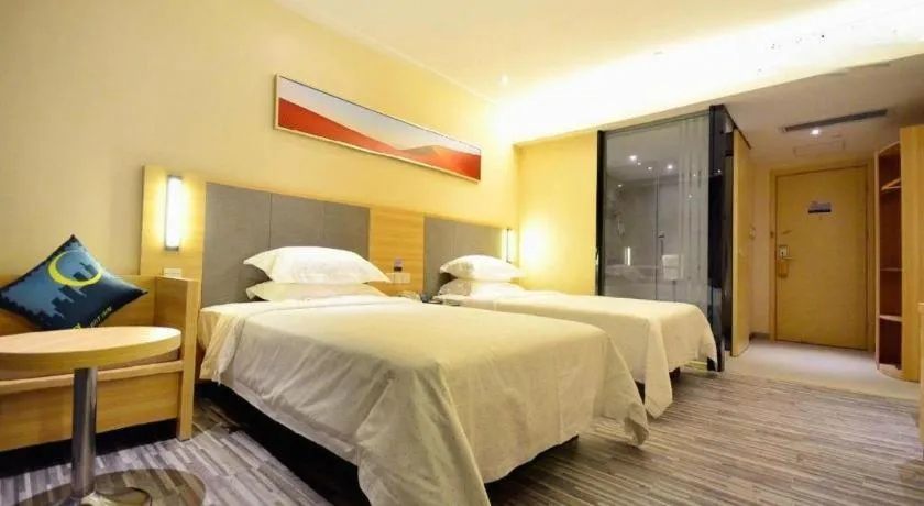 Bed in City Comfort Inn Wuhan University Guangbutun Metro Station