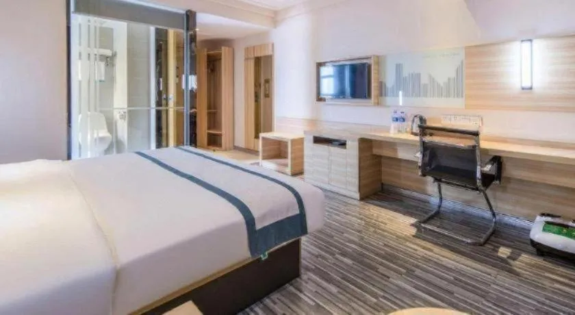 Bed in City Comfort Inn Wuhan University Guangbutun Metro Station