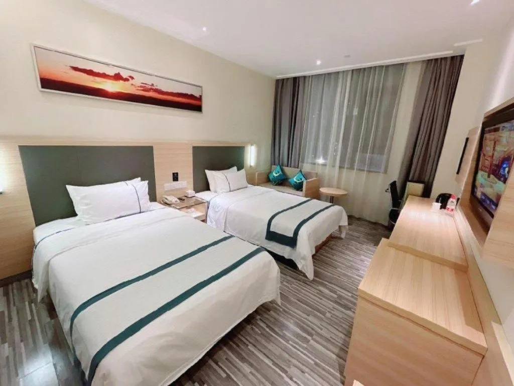 Bed in City Comfort Inn Wuhan University Guangbutun Metro Station