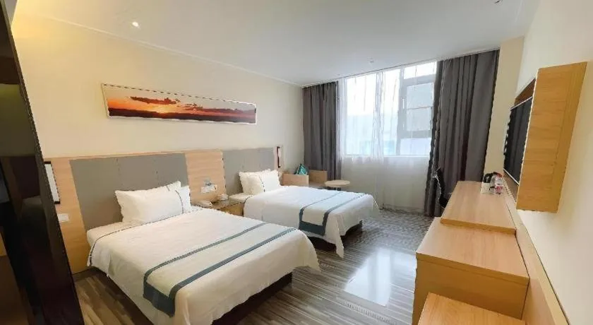 Bed in City Comfort Inn Wuhan University Guangbutun Metro Station