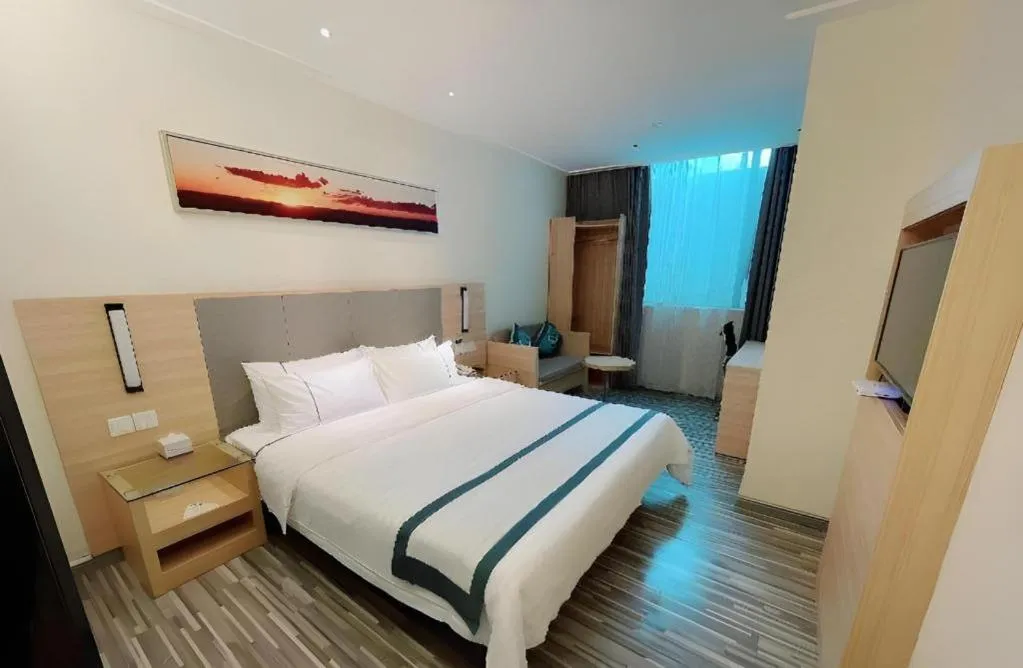 Bed in City Comfort Inn Wuhan University Guangbutun Metro Station