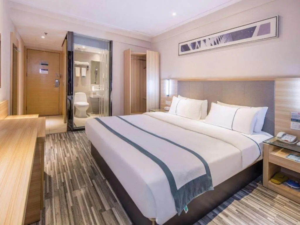 Bed in City Comfort Inn Wuhan University Guangbutun Metro Station