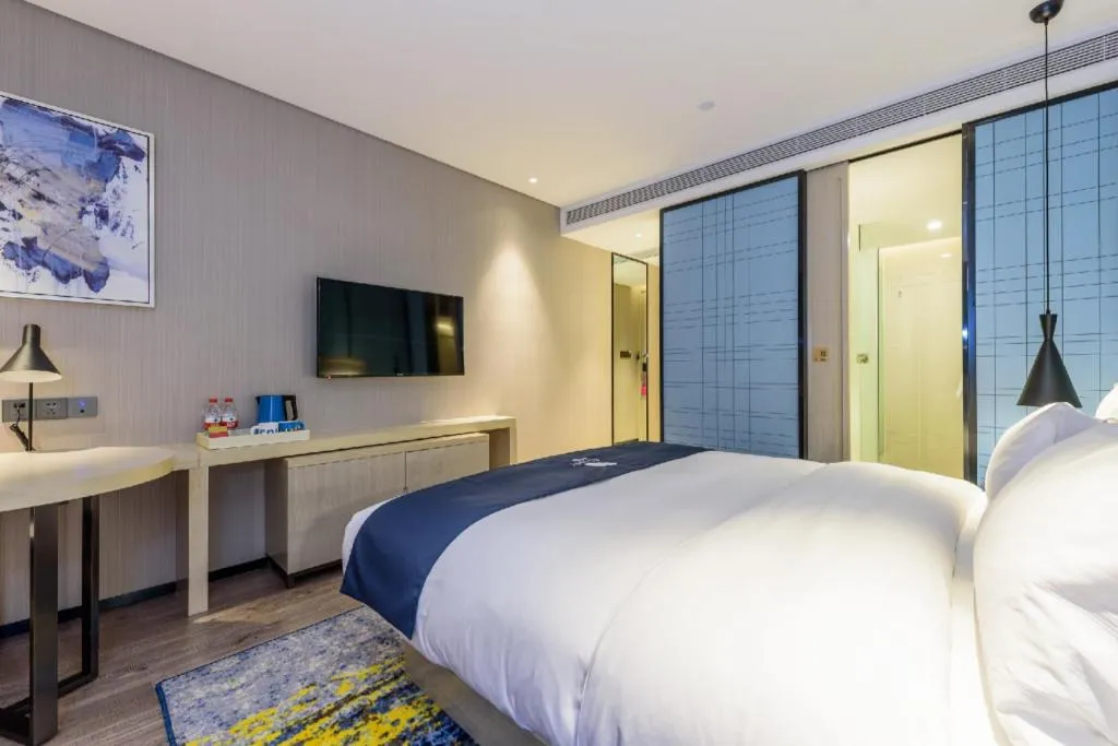 Bed in Echarm Hotel Nanning Baisha Avenue Tingjiang Interchange BBK