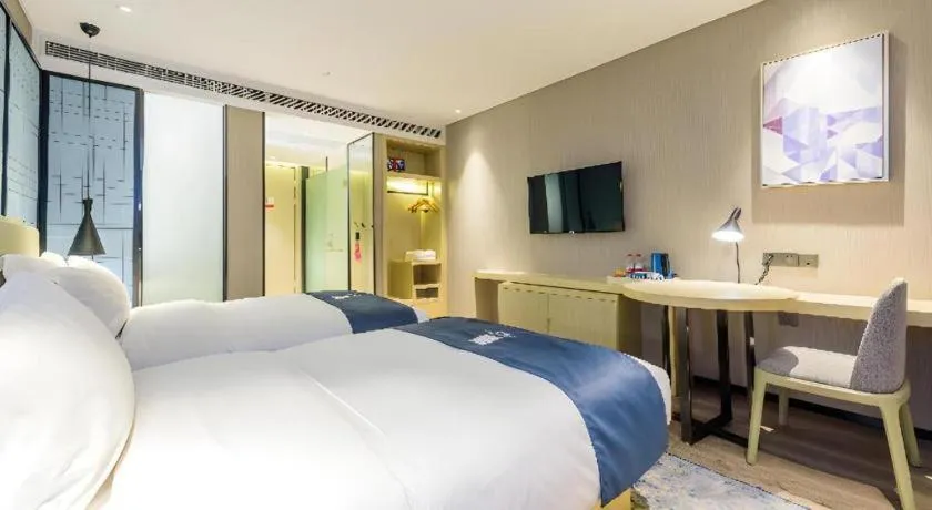 Bed in Echarm Hotel Nanning Baisha Avenue Tingjiang Interchange BBK