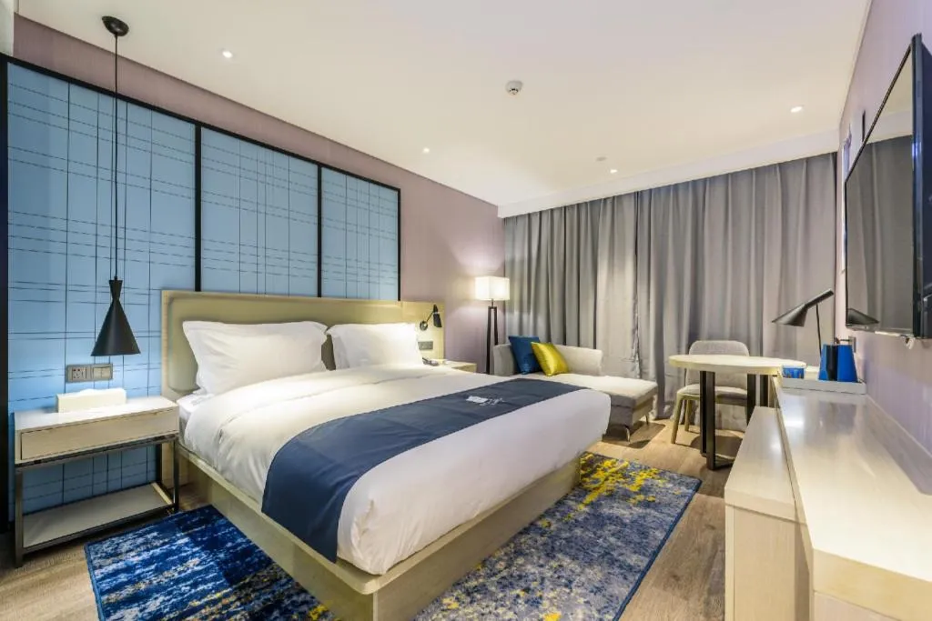 Bed in Echarm Hotel Nanning Baisha Avenue Tingjiang Interchange BBK