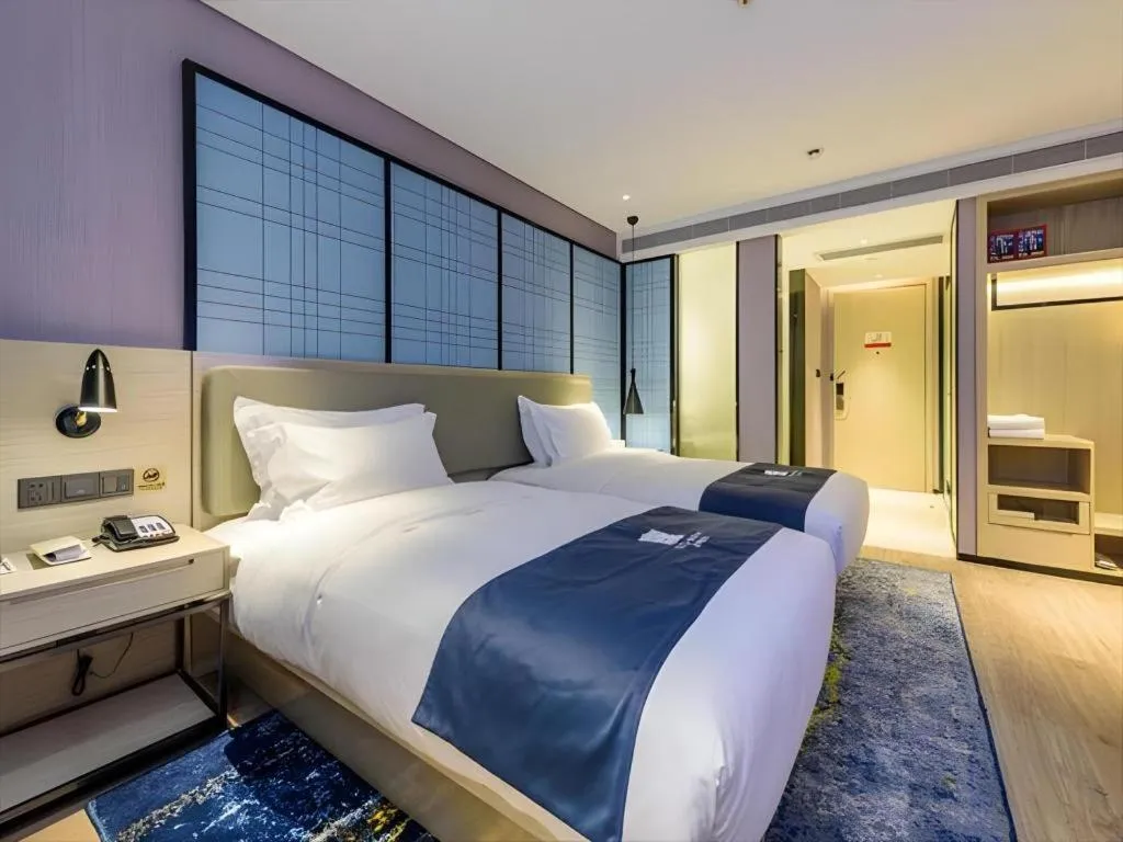 Bed in Echarm Hotel Nanning Baisha Avenue Tingjiang Interchange BBK