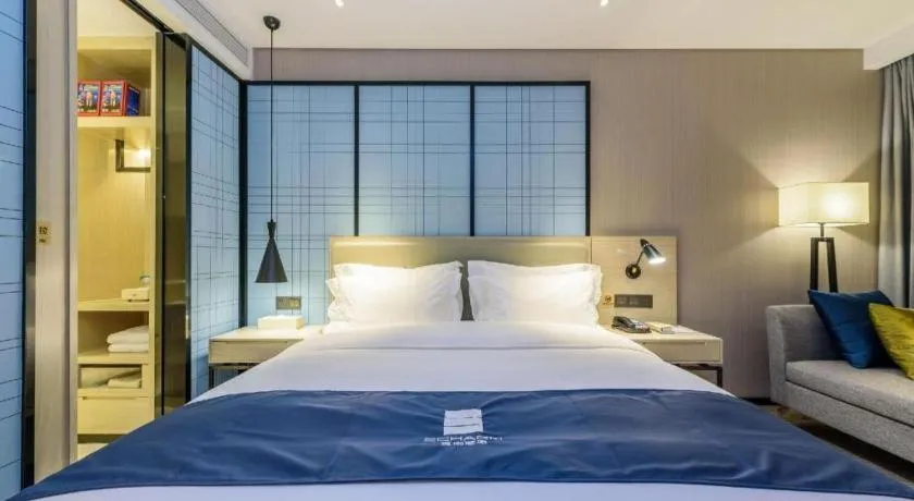 Bed in Echarm Hotel Nanning Baisha Avenue Tingjiang Interchange BBK