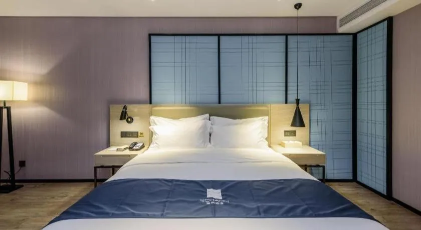 Bed in Echarm Hotel Nanning Baisha Avenue Tingjiang Interchange BBK