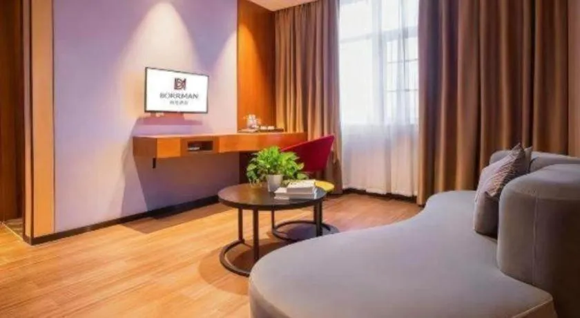 Borrman Hotel Zhongxiang Railway Station Mochou Village