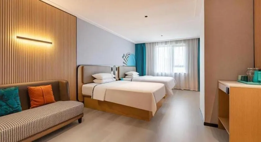 Bed in City Comfort Inn Wuhan Pangxiejia Metro Station