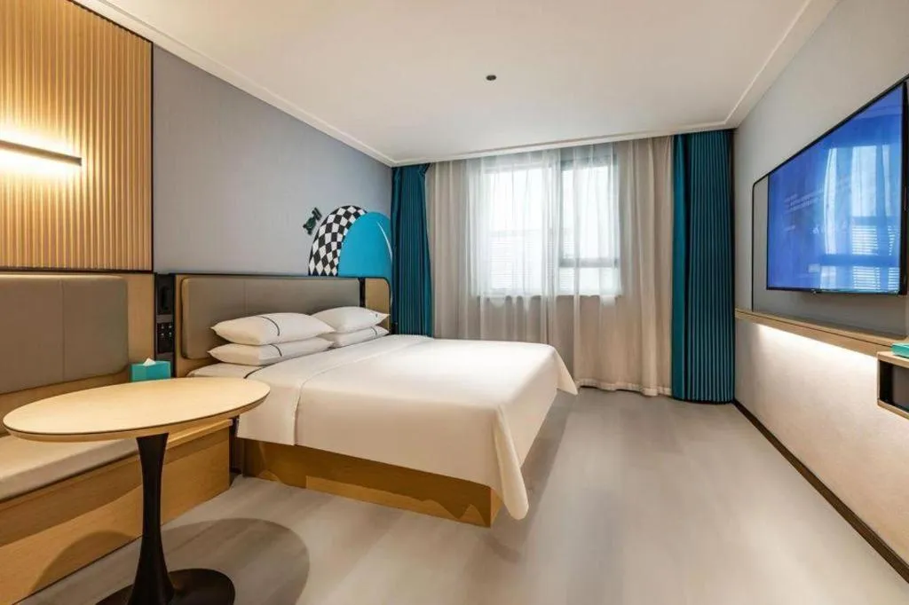 Bed in City Comfort Inn Wuhan Pangxiejia Metro Station