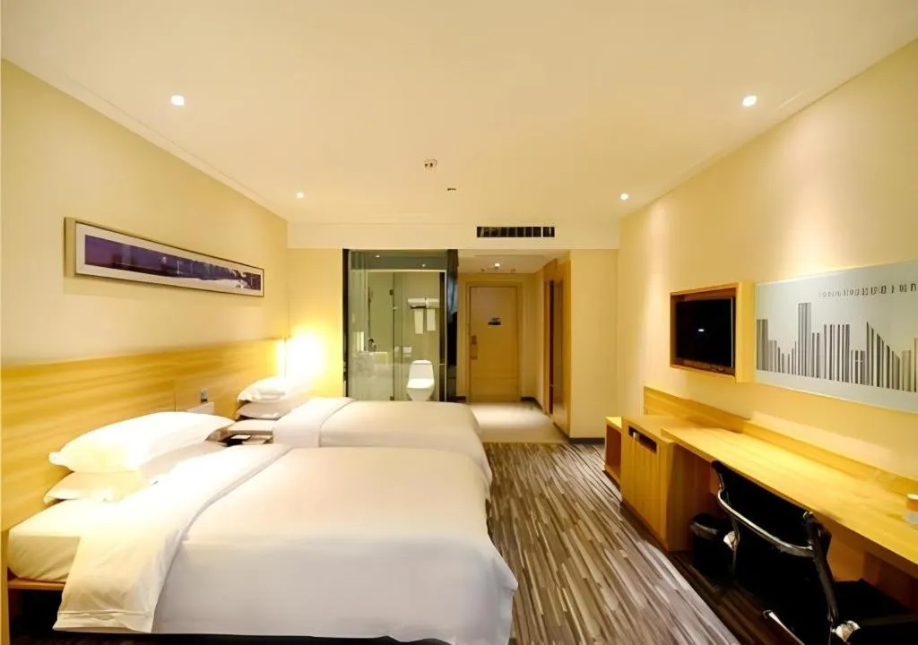 Bed in City Comfort Inn Wuhan Pangxiejia Metro Station