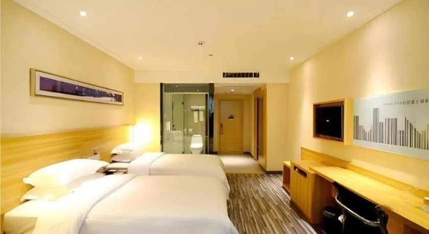 Bed in City Comfort Inn Wuhan Pangxiejia Metro Station