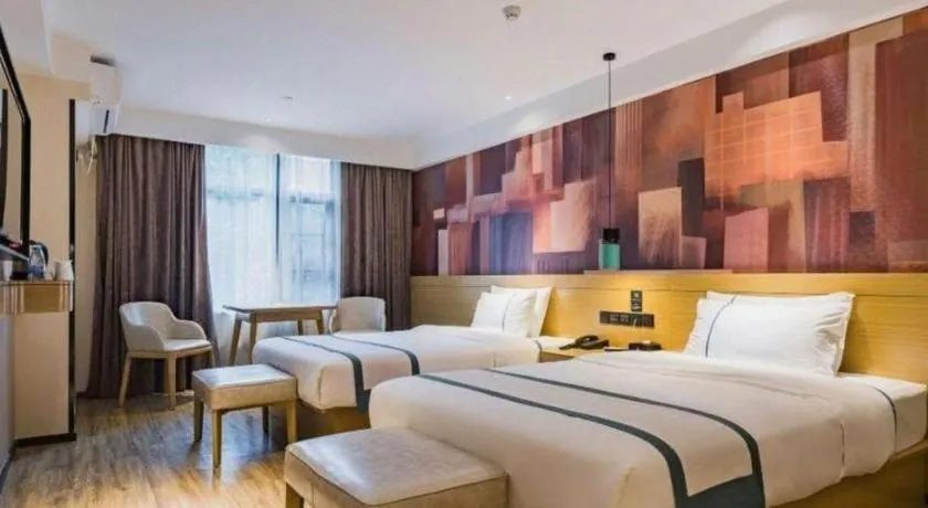 Bed in City Comfort Inn Guangzhou Liwan Zengjiao Jushu Metro Station