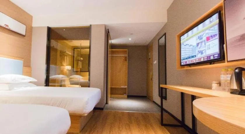 Bed in JTOUR Inn Guigang Life Port High-speed Railway Station