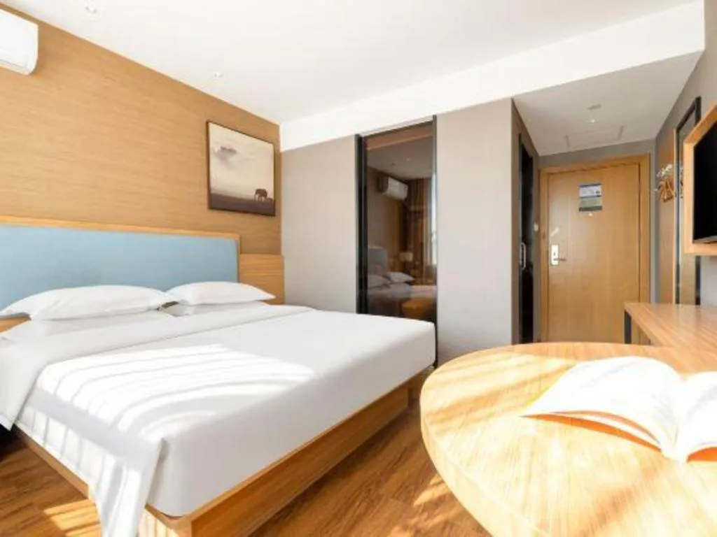 Bed in JTOUR Inn Guigang Life Port High-speed Railway Station