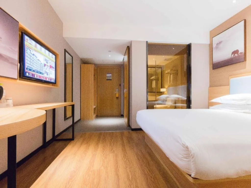 Bed in JTOUR Inn Guigang Life Port High-speed Railway Station