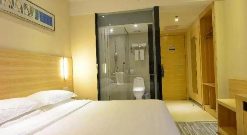 Bed in City Comfort Inn Wuhan Wuchang Railway Station East Square