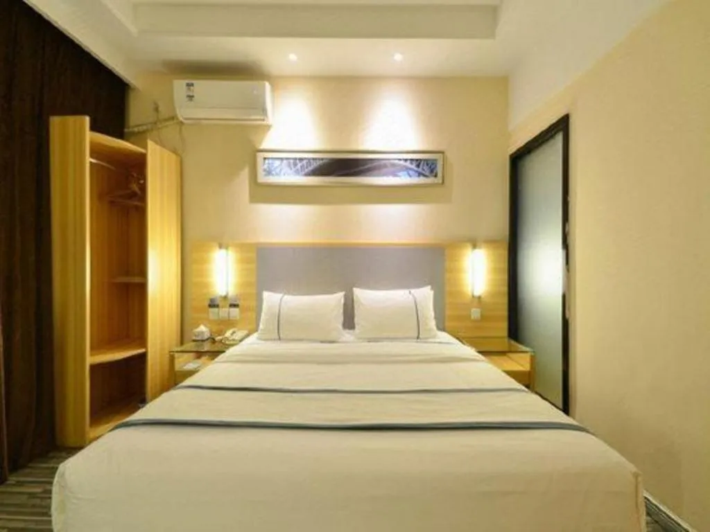 Bed in City Comfort Inn Wuhan Wuchang Railway Station East Square