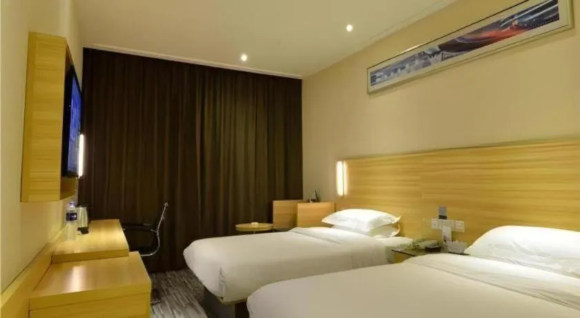 Bed in City Comfort Inn Wuhan Wuchang Railway Station East Square