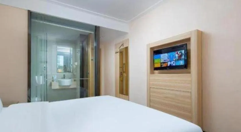 Bed in City Comfort Inn Wuhan Wuchang Railway Station East Square