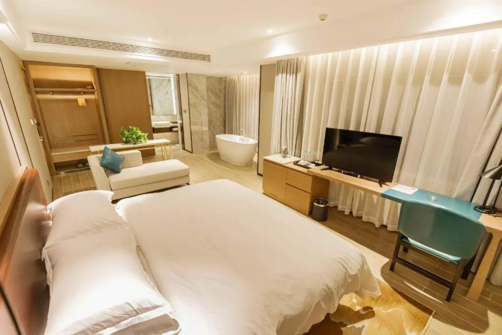 Bed in Borrman Hotel Liuzhou Guizhong Avenue Liugao