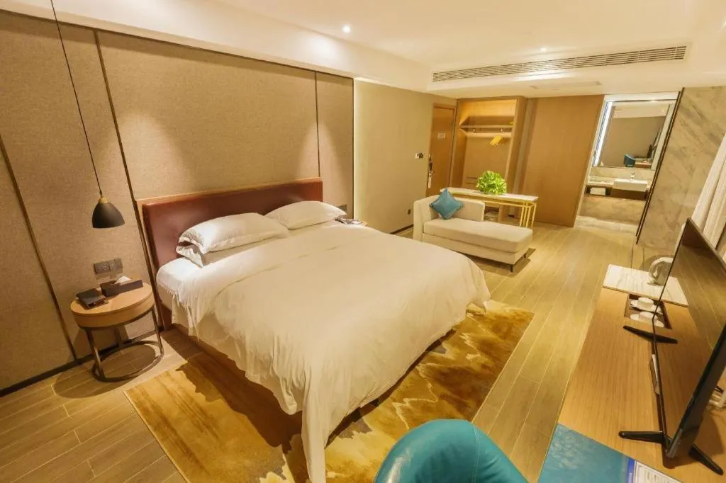 Bed in Borrman Hotel Liuzhou Guizhong Avenue Liugao